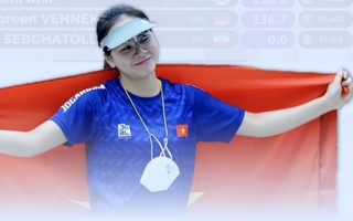 Xạ thủ Trịnh Thu Vinh giành vé tham dự Olympic 2024