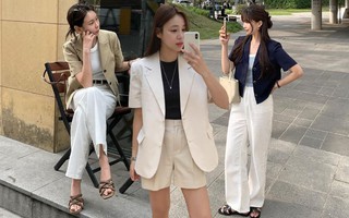 Biến hóa trẻ trung và thanh lịch với 10 cách diện áo blazer cộc tay