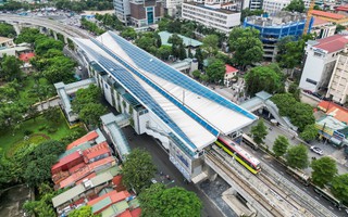 Cận cảnh nhà ga dự án đường sắt đô thị Nhổn - Ga Hà Nội hoàn thành 99,54%