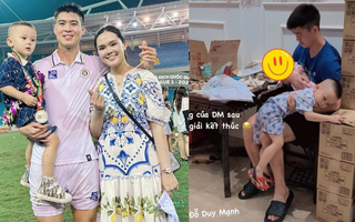 Duy Mạnh - Quỳnh Anh lần đầu công khai ảnh con gái mới chào đời
