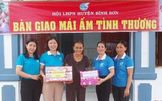 Quảng Ngãi: Trao tặng mái ấm tình thương cho hội viên phụ nữ khó khăn
