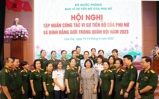 Tập huấn công tác vì sự tiến bộ của phụ nữ và bình đẳng giới trong Quân đội năm 2023
