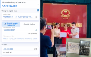 Vụ Fanpage Hà Nội 24h kêu gọi quyên góp: Ủy ban MTTQ phường Khương Đình đã nhận số tiền hơn 4,1 tỷ đồng