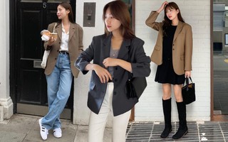 10 set áo blazer mỏng nhẹ cho thời tiết se lạnh