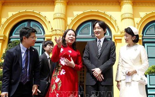 Phó Chủ tịch nước Võ Thị Ánh Xuân đón và hội đàm với Hoàng Thái tử Nhật Bản