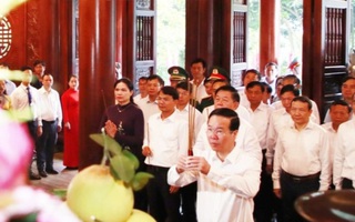 Chủ tịch nước Võ Văn Thưởng dự Lễ kỷ niệm 65 năm ngày Bác Hồ thăm tỉnh Lào Cai