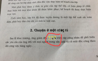 Phụ huynh "bóc phốt" sách giáo khoa viết sai lỗi chính tả, giáo viên nói gì?