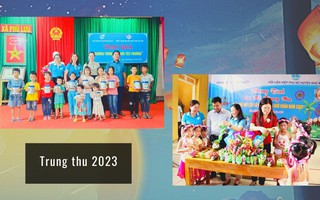 Hà Tĩnh, Thanh Hóa: Hội LHPN huy động hàng tỷ đồng tặng quà Trung thu cho trẻ em có hoàn cảnh khó khăn