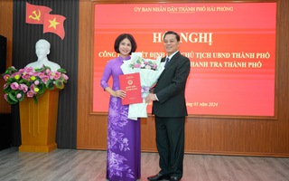 Bổ nhiệm nữ Bí thư quận Đồ Sơn giữ chức Chánh Thanh tra thành phố Hải Phòng