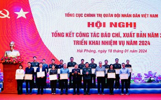 Tổng cục Chính trị Quân đội nhân dân Việt Nam tặng Bằng khen cho Báo Phụ nữ Việt Nam