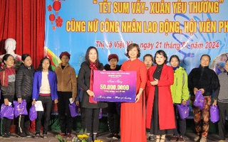 Bắc Giang: 200 nữ công nhân lao động, hội viên phụ nữ tham gia Tết sum vầy