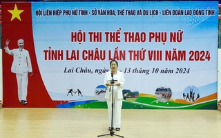 Khai mạc Hội thi Thể thao phụ nữ tỉnh Lai Châu 2024