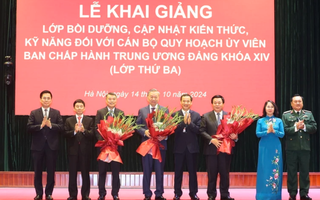 Tổng Bí thư, Chủ tịch nước Tô Lâm dự khai giảng lớp bồi dưỡng cán bộ quy hoạch Ủy viên Trung ương Đảng khóa XIV