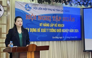 Hội LHPN Cao Bằng tập huấn khởi nghiệp cho 70 hội viên phụ nữ 