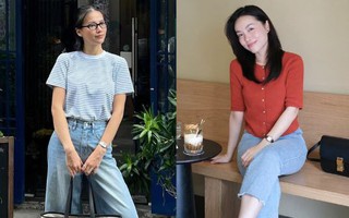 Mặc quần jeans đẹp như mỹ nhân Việt trong mùa thu