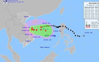 Tin bão số 6 (TRAMI) và các chỉ đạo ứng phó