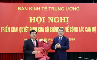 Bí thư Tỉnh ủy Nghệ An được điều động, bổ nhiệm giữ chức Phó Trưởng Ban Kinh tế Trung ương