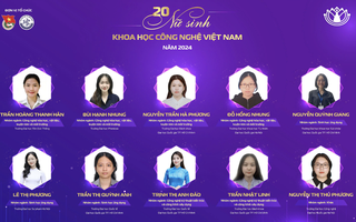 20 nữ sinh xuất sắc nhận Giải thưởng Nữ sinh Khoa học công nghệ Việt Nam