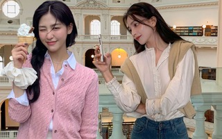 Kiểu cardigan là món quà giúp style thăng hạng ưng mắt dịp đầu Thu