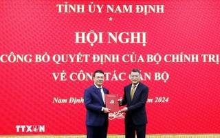 Phó Chánh Văn phòng TW Đảng Đặng Khánh Toàn giữ chức Bí thư Tỉnh ủy Nam Định