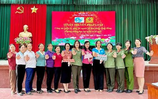 Phụ nữ Công an Hưng Yên: Tuyên truyền pháp luật về quản lý, giúp đỡ người tái hoà nhập cộng đồng