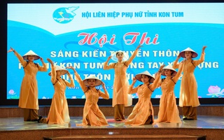 Thi sáng kiến truyền thông "Phụ nữ Kon Tum chung tay xây dựng nông thôn mới"