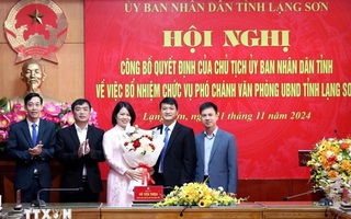 Lạng Sơn: Bổ nhiệm nữ Phó Chánh Văn phòng UBND tỉnh 