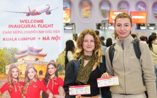 Tin vui: Vietjet chào mừng chuyến bay đầu tiên giữa Kuala Lumpur (Malaysia) và Hà Nội