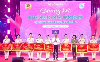 9 đội đoạt giải A Hội thi cán bộ Hội phụ nữ cơ sở giỏi lực lượng Công an nhân dân