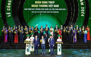 Vietcombank được vinh danh Thương hiệu quốc gia lần thứ 9