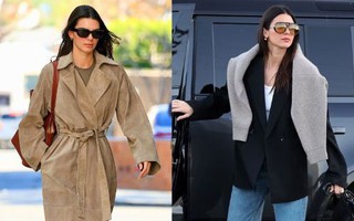 Tham khảo 10 bộ trang phục mùa đông tối giản của Kendall Jenner