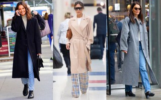 10 cách mặc áo khoác dáng dài sang xịn mịn của sao Hollywood trên 40 tuổi
