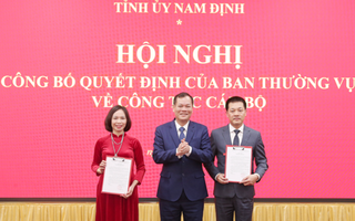 Bổ nhiệm nữ Phó Chánh Văn phòng Tỉnh ủy Nam Định 