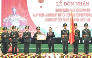 Bộ đội Biên phòng được tặng thưởng Huân chương Chiến công hạng Nhì