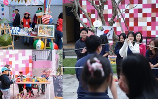 Cuối tuần năng động trải nghiệm Lễ hội Hạnh phúc tại khuôn viên xanh TH School Hòa Lạc