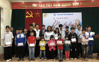 Hưng Yên: Huyện Ân Thi đỡ đầu 94 trẻ mồ côi có hoàn cảnh khó khăn