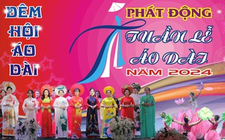 Gần 850 cán bộ, hội viên, phụ nữ Kon Tum tham gia trình diễn tại Đêm hội áo dài
