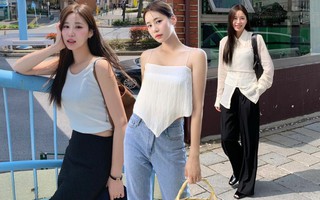Nàng fashion blogger Hàn Quốc gợi ý 10 cách mặc áo trắng sành điệu suốt mùa hè