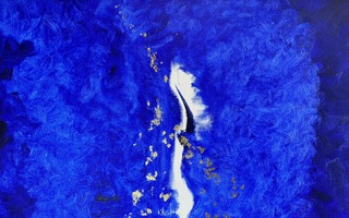 Trần Nhật Thăng mang tranh vẽ mây từ Sơn La đến Đà Lạt