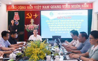 Lãnh đạo Hội LHPN Việt Nam làm việc tại Thái Nguyên