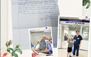 Bức thư tay xúc động của bé trai 12 tuổi trở về từ "cửa tử" sau gần 100 ngày điều trị bệnh thủy đậu