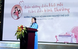 Ngày Vệ sinh Kinh nguyệt Thế giới năm 2024: Hãy biến điều khó nói thành điều bình thường