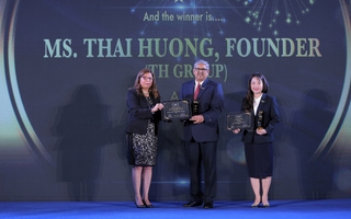 Nữ doanh nhân Việt Nam được trao giải Nhà Lãnh đạo có tầm nhìn xuất sắc