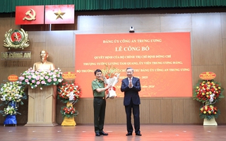 Bộ trưởng Lương Tam Quang giữ chức Bí thư Đảng uỷ Công an Trung ương