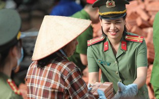Phụ nữ Công an Bắc Giang chung tay xây nhà Đại đoàn kết cho trẻ mồ côi 