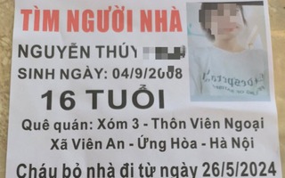 Hà Nội: Nữ sinh bỏ nhà đi biệt tăm nhiều ngày, gia đình kêu cứu cộng đồng mạng