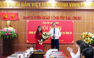 Lai Châu bổ nhiệm 2 cán bộ nữ làm lãnh đạo ban Tuyên giáo và Văn phòng Tỉnh ủy