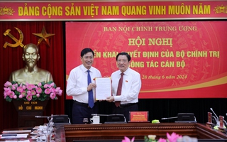 Bộ Chính trị điều động Bí thư Sơn La làm Phó ban Nội chính Trung ương