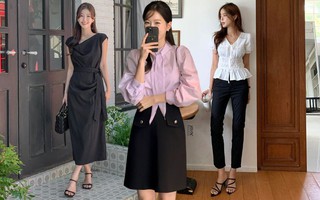 Gợi ý 10 set đồ gọn gàng để chị em mặc đi làm trong ngày mưa gió