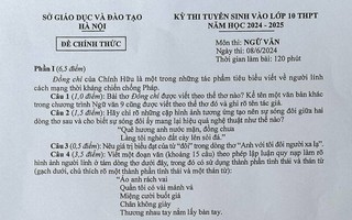 Thi vào lớp 10 Hà Nội: Đề Ngữ văn hay, thú vị nhưng khó để đạt điểm cao